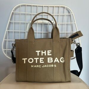 Marc Jacobs The Canvas Small Tote Bag in Slate Green